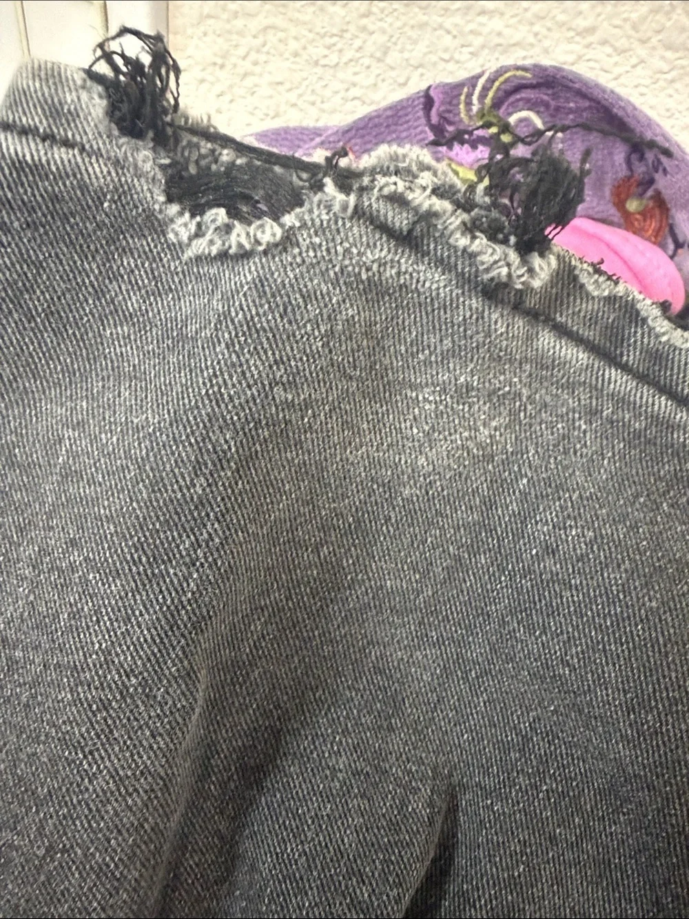 Old Navy Kids Black Washed Straight-Leg Jeans